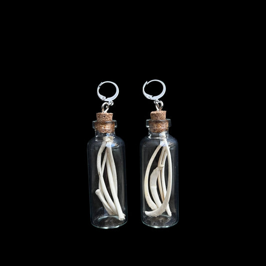 Raccoon Rib Earrings